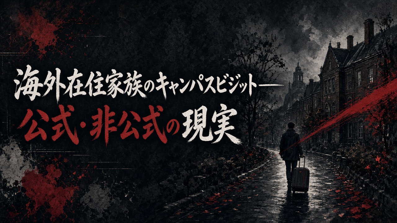 海外在住家族のキャンパスビジット——公式・非公式の現実