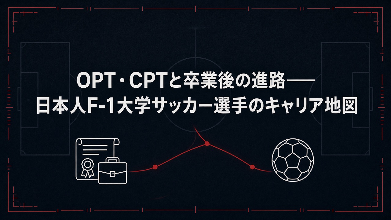 OPT, CPT, and Life After Graduation—A Career Map for Japanese F-1 College Soccer Athletes
